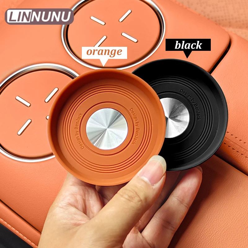 Linnunu for Deepal S07 L07 Sl03 2025 Car Central Control Water Cup Silicone Pad Interior Modification Accessories Products Mats