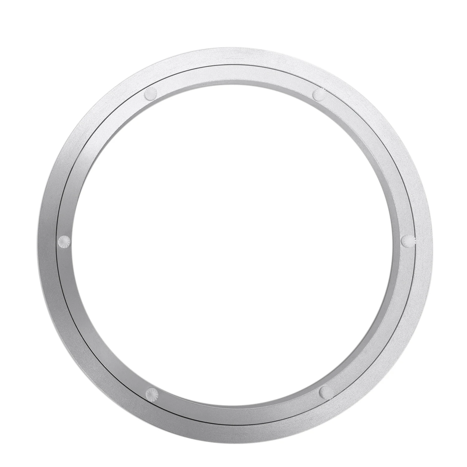 Aluminium Rotating Turntable Bearing Swivel Plate 12 Inch Silver &LICG