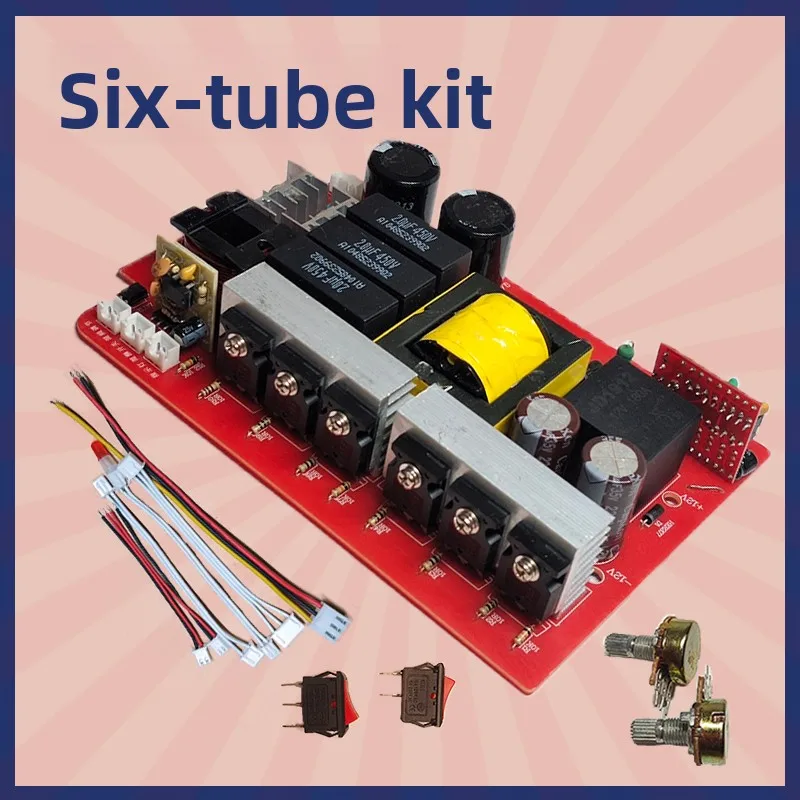 PCB Circuit Board Blank Industrial DIY Electronic Kit with 6 Power Transistors and Dual Diodes for Inverter Repair Replacement