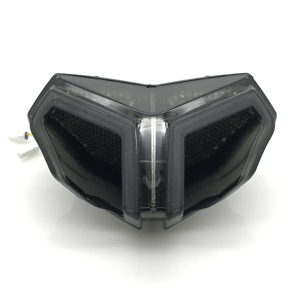 ไฟท้ายรถจักรยานยนต์ LED สำหรับ Ducati 848 2008-14 1098 1198 2007-13กระจกมองข้างมอเตอร์ไซค์เบรคท้ายไฟกระพริบ