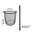 1.35m Pole 0.45m Net