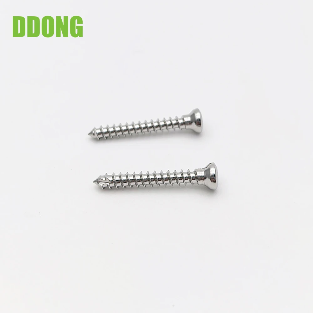 Stainless Steel  Cortical Screw,1.5/2.0mm,Self-tapping Screw,Hexagon Veterinary Orthopedics Implants, Pet Surgical Instruments
