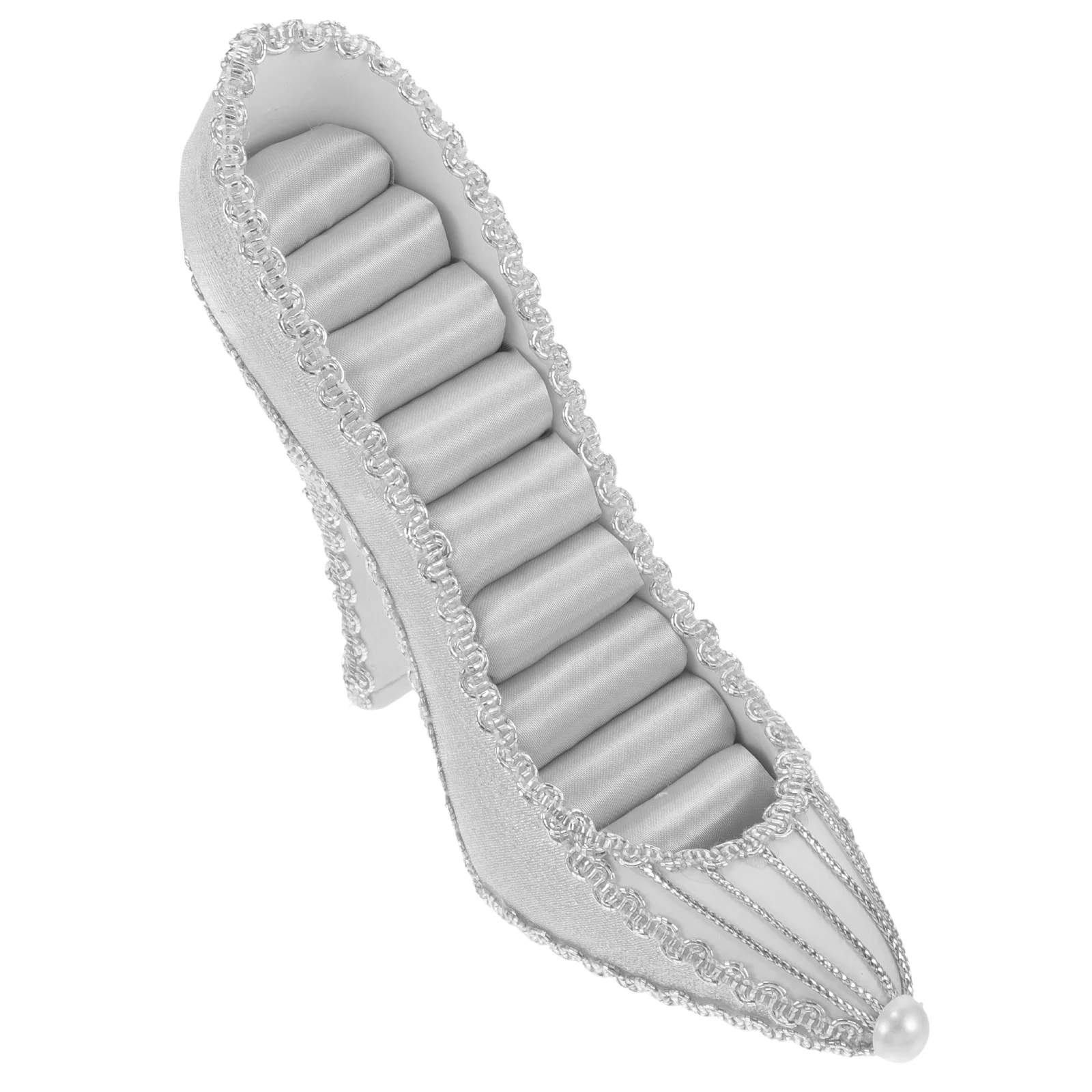

High Heel Shoe Ring Display Stand Durable Jewelry Holder Organizer Compact Storage for Rings Earrings Jewelry Display Stand