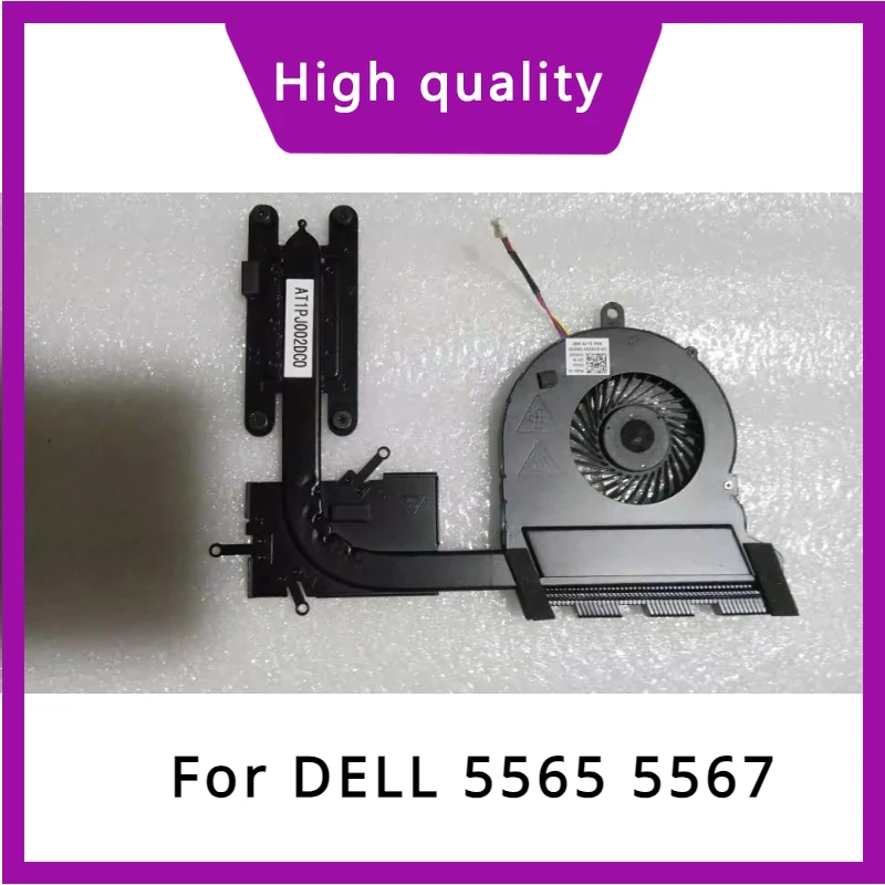 NEW Original Laptop CPU GPU Cooling Heatsink FAN For DELL 5565 5567  0789DY 789DY  AT1PJ002DC0 100% Tested