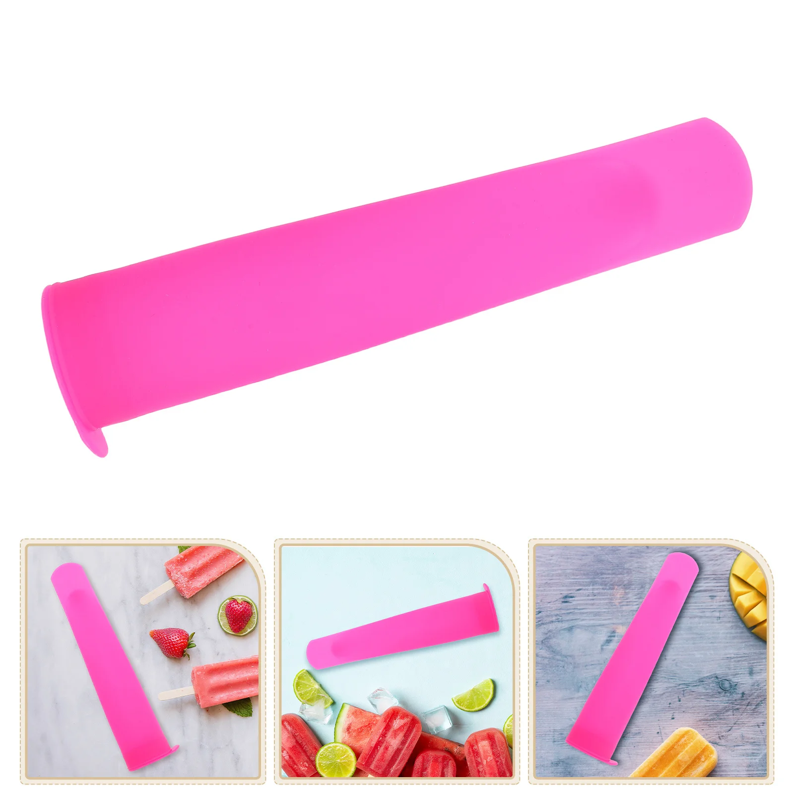 

Silicone Mold Rosy Reusable Foodgrade Silicone DIY Treats Ice Rod Ice Cream Maker Maker
