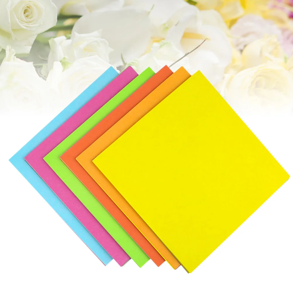 120 Sheets Double Sided Origami Color Craft Sheets for and Adults Colorful Square Folding Paper for DIY Art
