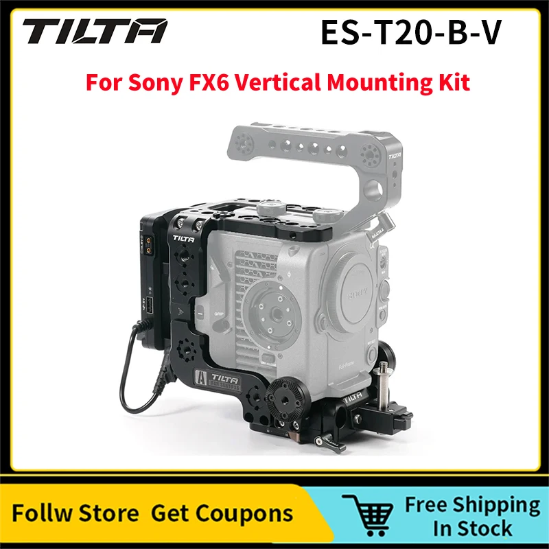 TILTA ES-T20 for Sony FX6 カメラケージキットの実用的レビュー：Vマウント・ゴールドマウント対応、垂直スタビライザー用トッププレートとしての真価