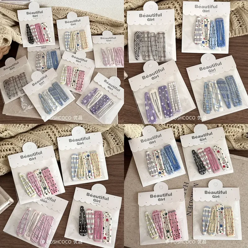 4-pecas-de-presilhas-de-cabelo-com-design-de-gota-de-Agua-e-borda-quadrada-em-creme-doce-para-mulheres-meninas-e-bebes-presilhas-para-franja-e-cabelos-rebeldes-acessorios-de-cabelo-infantis