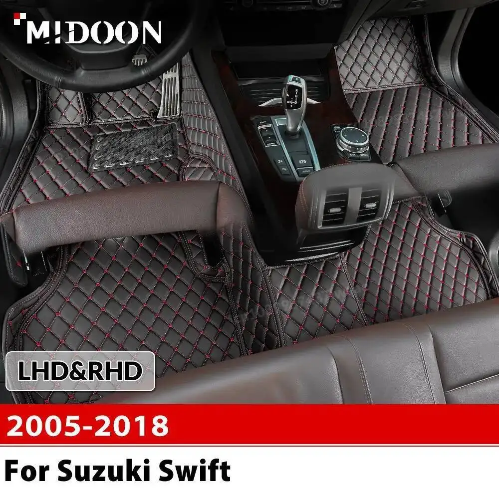 

Для Suzuki Swift 2005-2018 Swift Sport 2014-2017 автомобильный напольный коврик на заказ автомобильный ковер чехол аксессуары для интерьера защитные