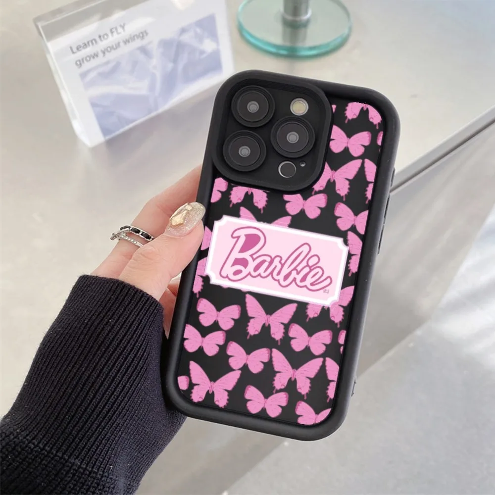 Barbie Cartoon Phone Case For iPhone 15 14 12 11 13 PRO MAX Plus X XS XR Soft TPU Back Cover