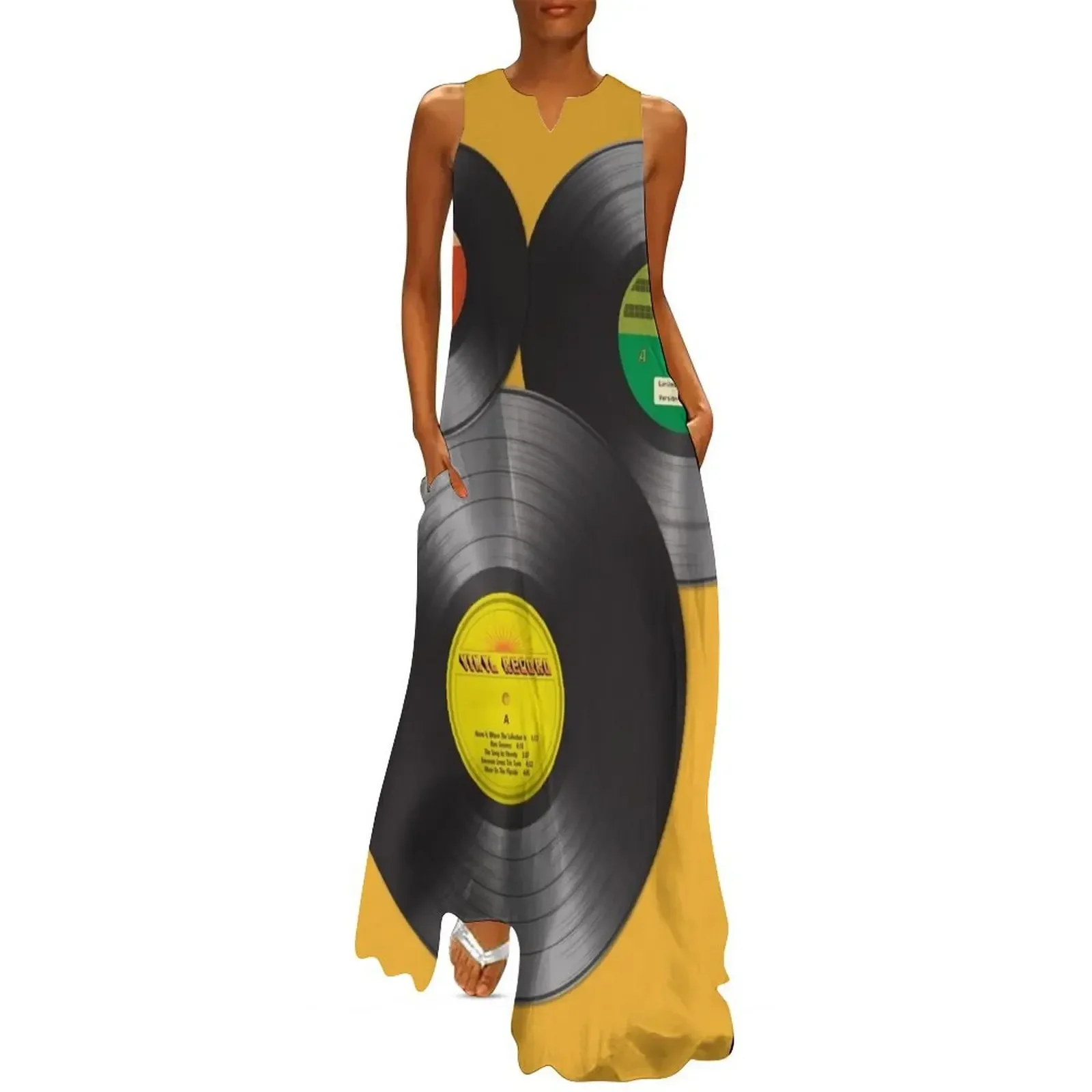 

Vinyl Family Long Dress dresses for women elegant dress clothes for women luxury dresses Dress