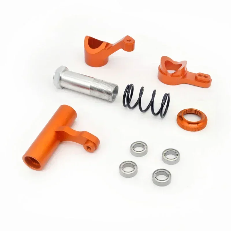 Zestaw ulepszonych elementów układu kierowniczego ze stopu aluminium 8594 do samochodów RC ZD Racing MT8/9021/9020/9116/EX-07/DBX-07