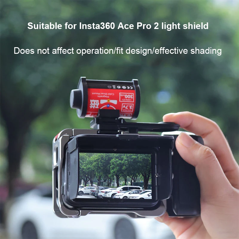 

For Insta360 Ace Pro 2 Sunshade Sun Hood Screen Protector Cover Shell Camera Accessories