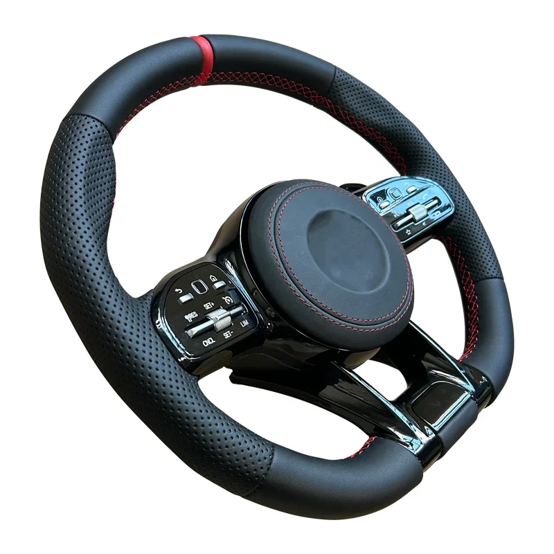 

NewSuitable For Mercedes W205C63 W213E63 GLCW463AMG809 Carbon Fiber Steering Wheel, Non-destructive Installation Other Customiza