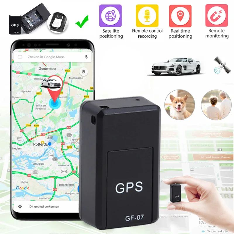 GF-07 Gps Tracker Apparaat Magnetische Gsm Mini Real Time Tracking Locator Auto Motorfiets Familie Kid Afstandsbediening Tracking Monitor