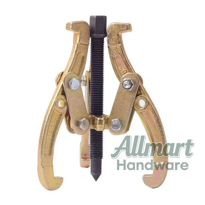 Multi functional professional triangle code wheel puller, two claw industrial grade bearing gear disassembly and extraction tool