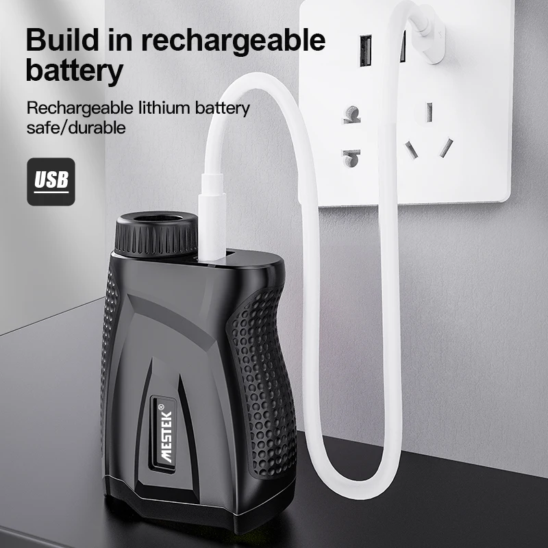 Mestek Golf Rangefinder Telescope Rangefinder for Hunting Golf Survey Digital Instruments for Laser Distance Meter USB Charging