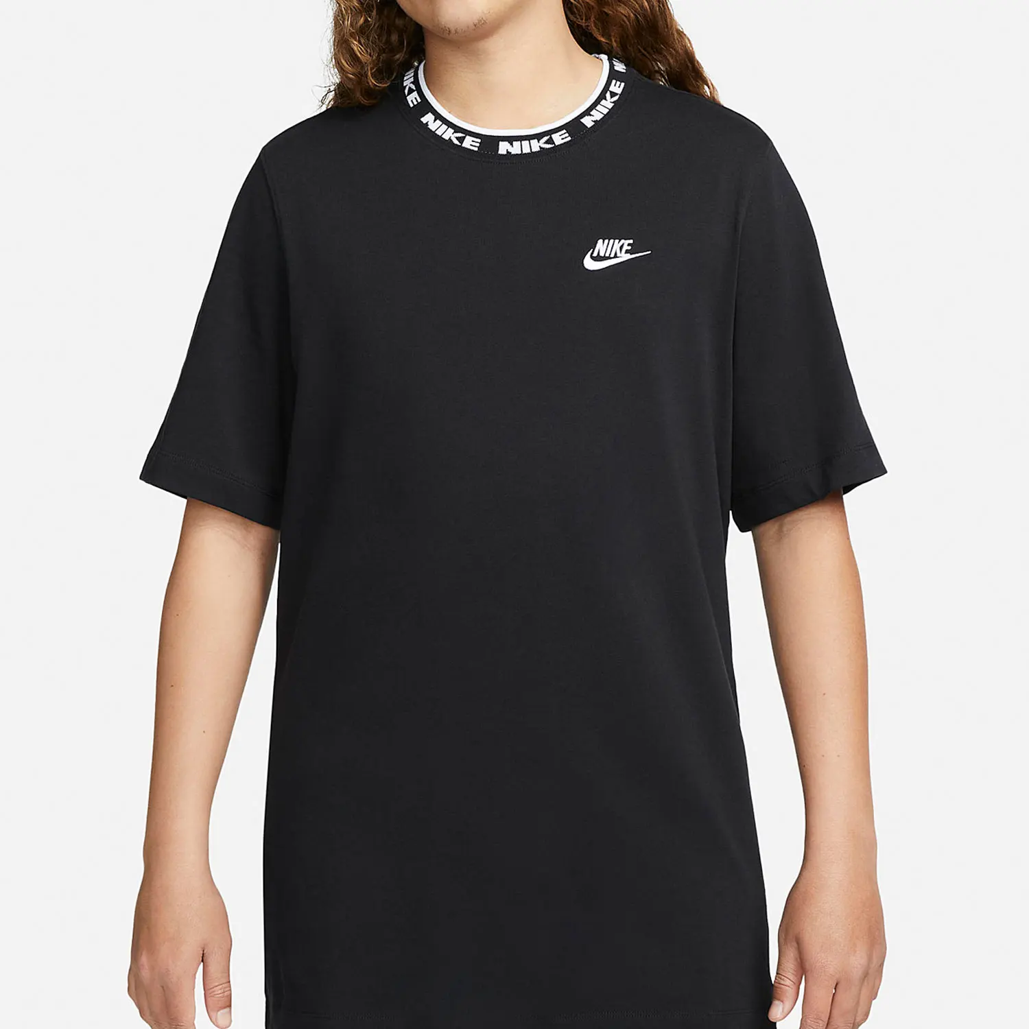 

Nike Official Authentic CLUB Men's Ribbed Collar Casual Sport Short Sleeve T-Shirt FB7310-010