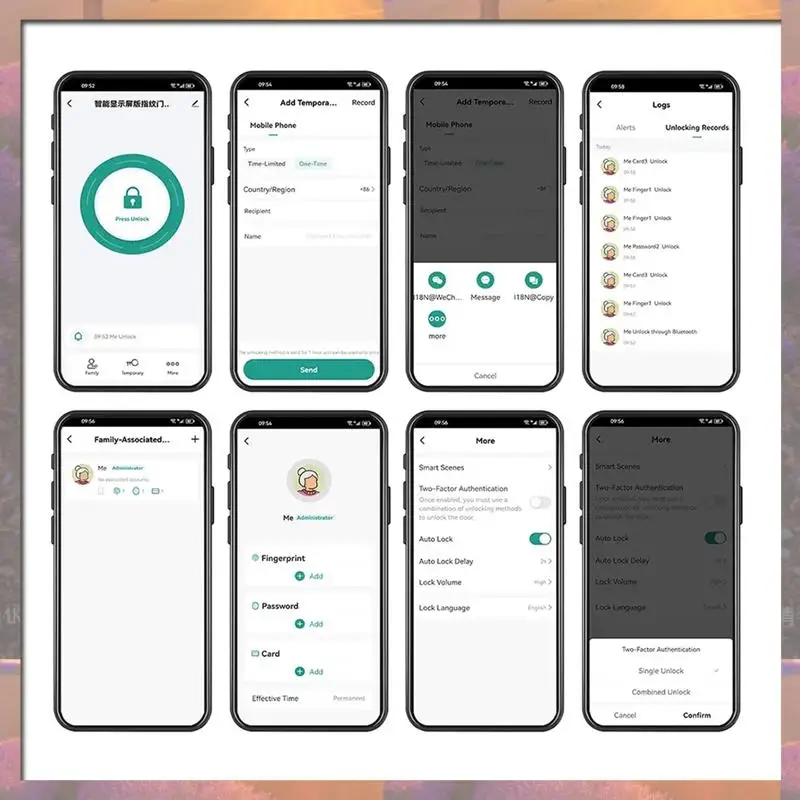 Лидер продаж, Bluetooth Tuya, клавиатура, приложение, умная клавиатура с отпечатками пальцев, сенсорная IP65, водонепроницаемая, 13,56 МГц, устройство открывания дверей (S300A)