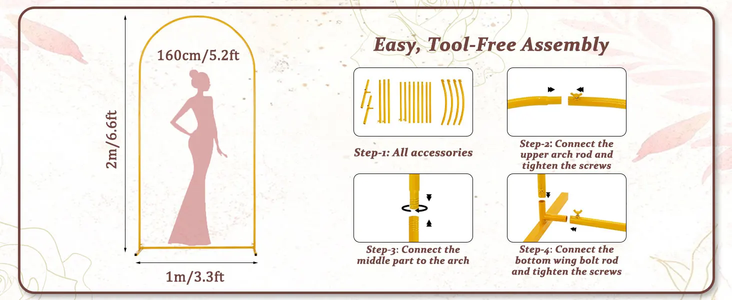arch backdrop stand