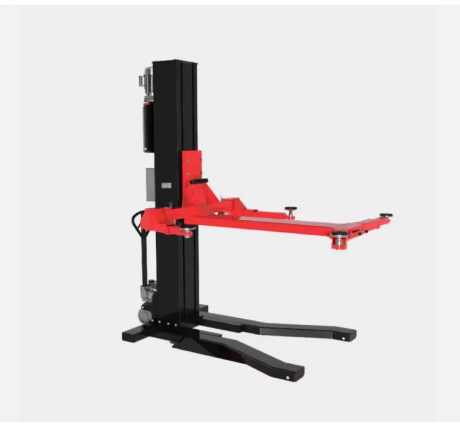 Hot SalesVoertuiguitrusting Enkele Post Autolift Mobiele Auto Takel Autolijsysteem