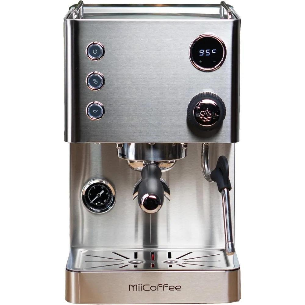 Espresso Machine, Brushed Stainless Steel