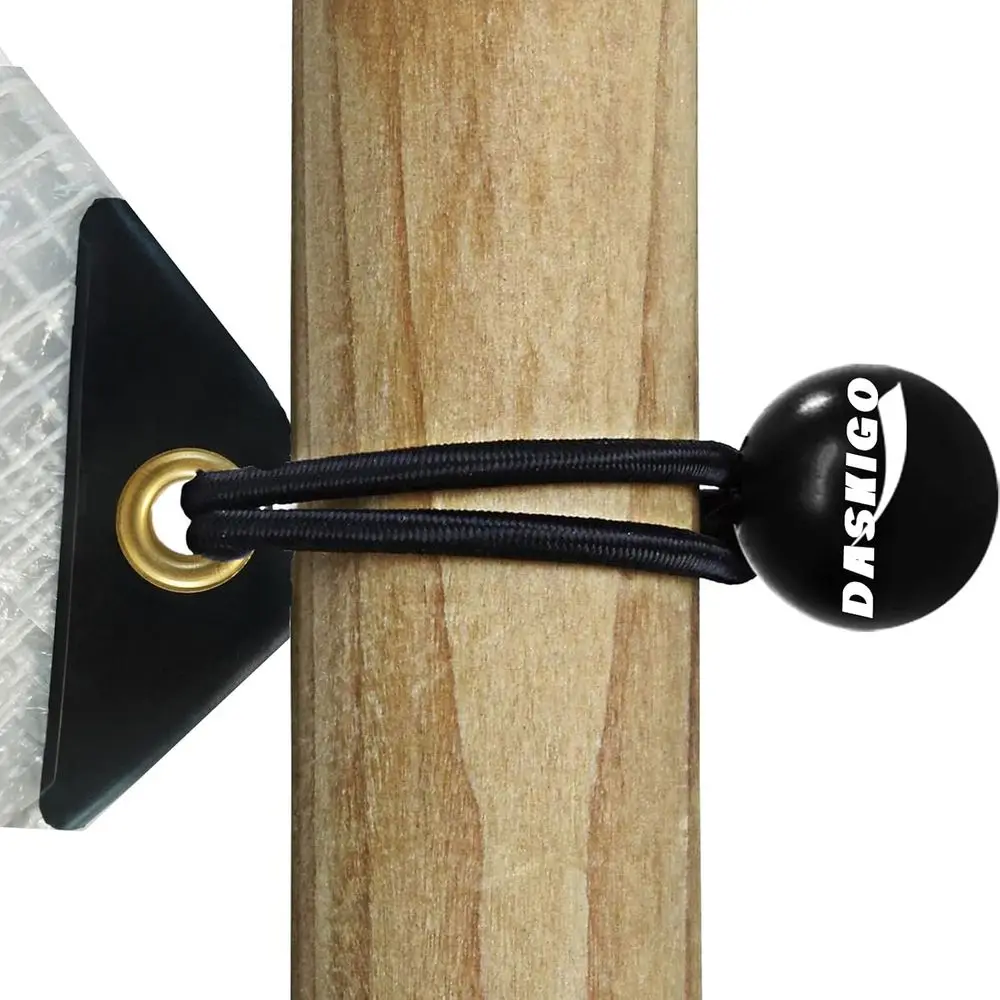 Heavy Duty Waterproof Tarps with Reinforced Mesh, 13x20 Ft Clear Cover Sheets & 6 Bungee Balls