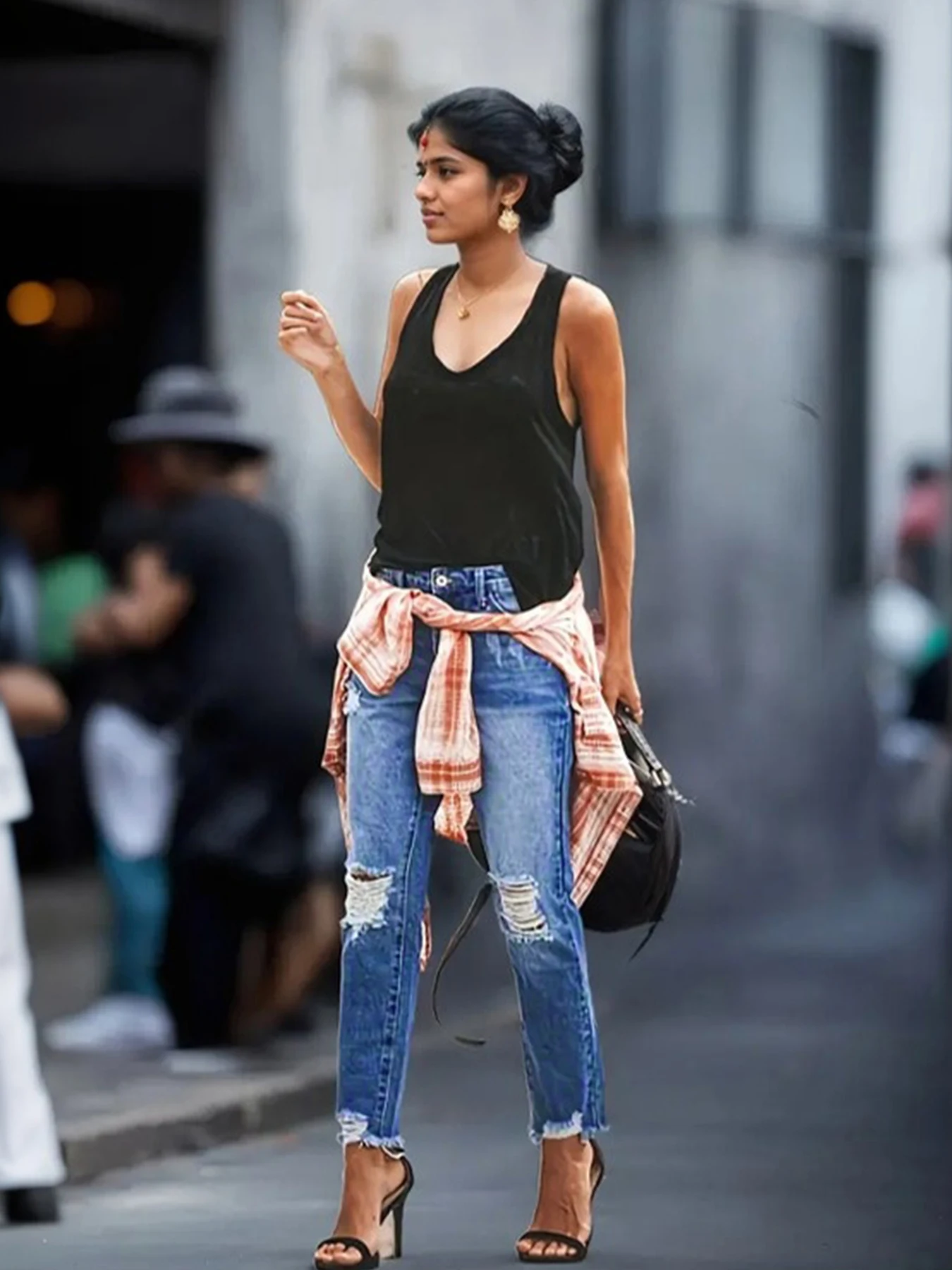 جينز مرن نسائي صيفي جديد لعام 2025، تصميم بخمسة جيوب، إصدار مريح، مناسب للارتداء اليومي #4