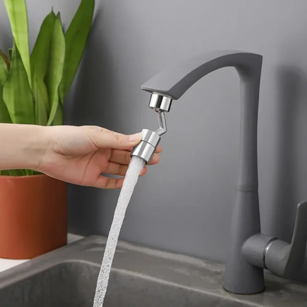 720° Tap Aerator Splash-proof Faucet Sprayer Head Water Saving Plastic Splash Tap Head Sink Wash Basin Tap Extender Adapter