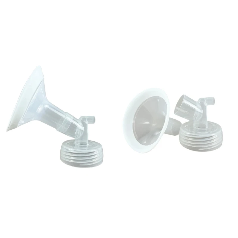 

L5YF Flange Set Inserts Valves Connection for Breast Pumps Breast Shield Nipple Tunnel Narrow Connector Feeding Essential