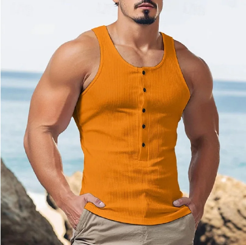 Cross Shoulder Men’s Fitness Top Tank - Image 6