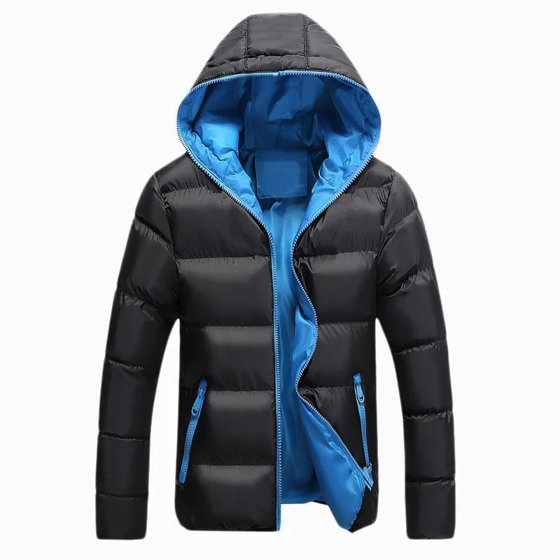 2023 autumn and winter new thick men's cotton hooded couples wear cotton men's large size foreign trade MY131