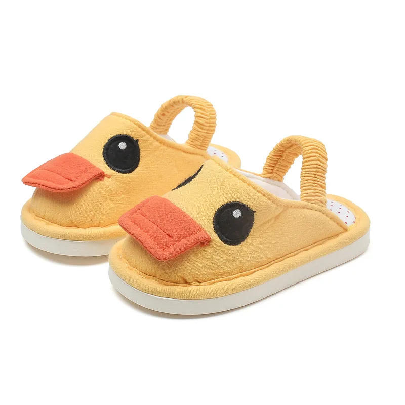 New Style Children Home Shoes Cashmere Cotton Slippers Kids Boy Girls Warm Shoes Boy Slippers Indoor Cute Cartoon Baby Shoes