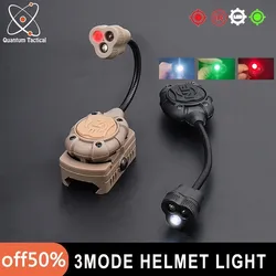 Airsoft Taktische Helm Strobe Licht Mpls 3 Modus LED Helm Lichter Militärische Fast Helm Lampe Jagd Überleben Sicherheit Taschenlampe