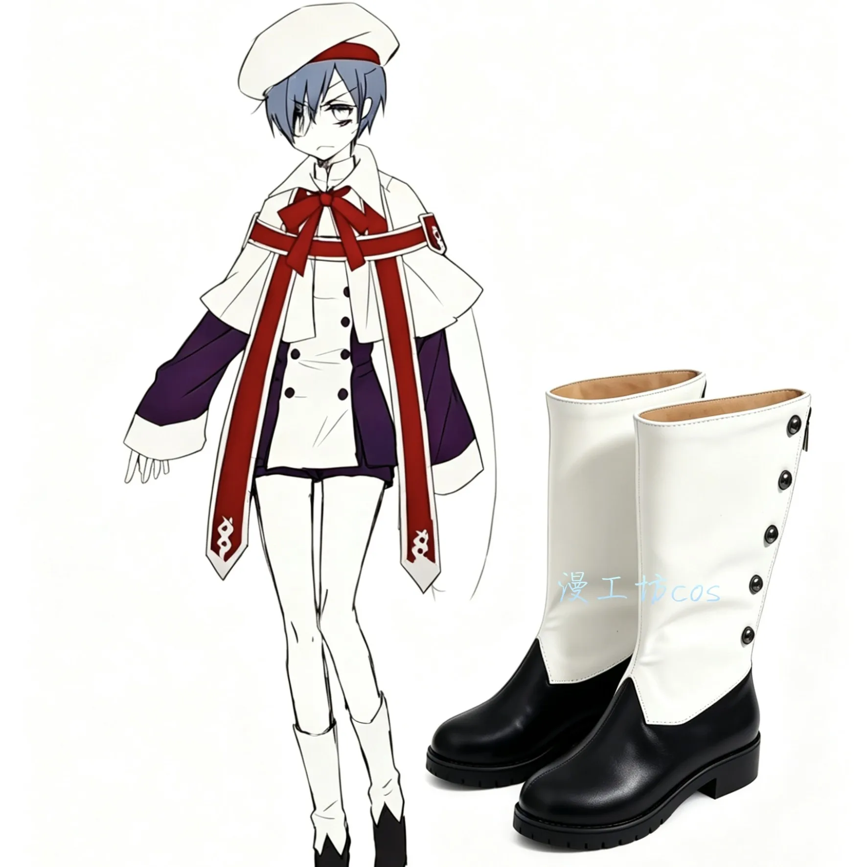 Black Butler Ciel Cosplay Shoes Boots Ciel Choir Outfit Costume Accessories Cosplay Ciel Boots