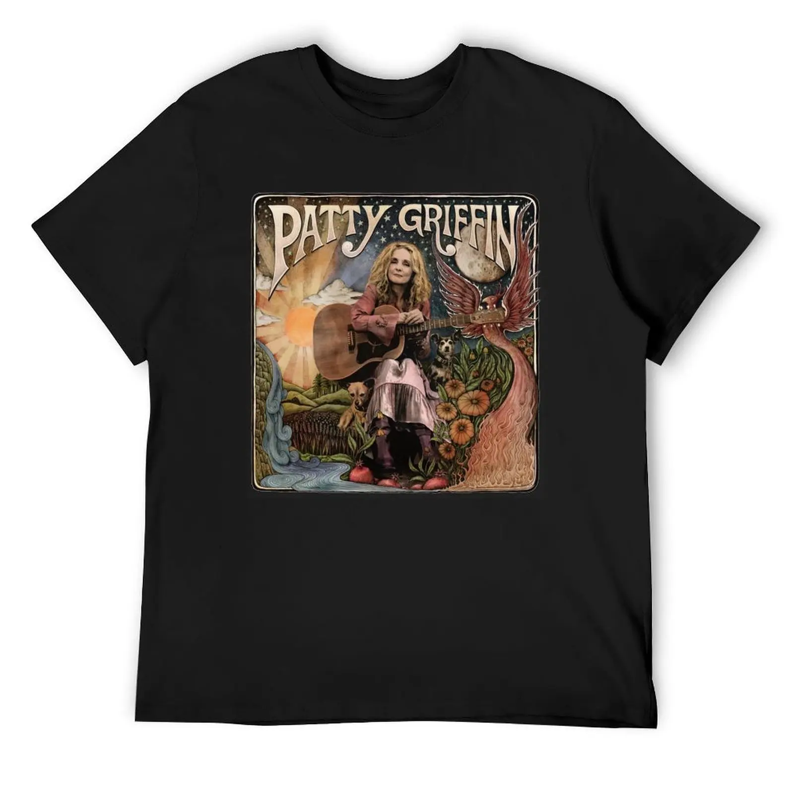 

Singer Patty Griffin Logo Music T-Shirt plus size clothes shirts graphic cotton graphic tees shirts men graphic