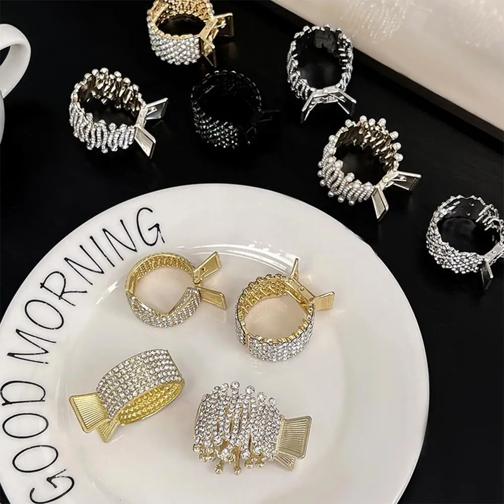 

Mini High Ponytail Shark Hairpins Elegant Luxury Women Girls Mini High Ponytail Holder Hair Claw Women's Hair Clipper Hair Pins