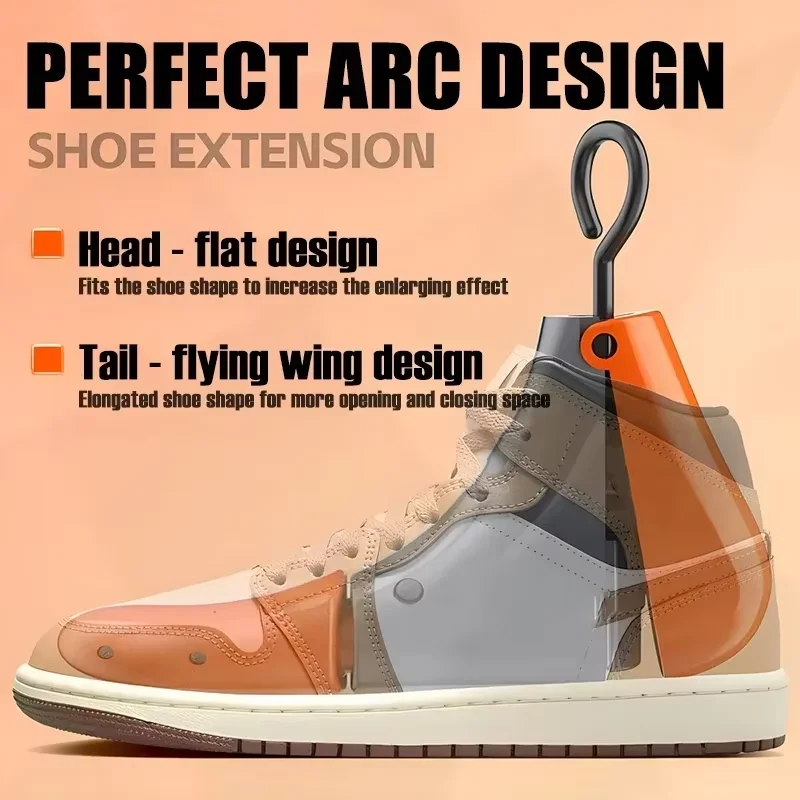 1/2Pcs Universal Shoe Stretcher Adjustable Boot Stretcher PC Sneaker Shoe Widener with Steel Shaft for Left&Right Shoe Expander image 4