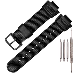 Nylon Canvas Strap for Casio G-shock GA100 DW5600 5610 6900 GA2100 Watch Band 16mm Bracelet