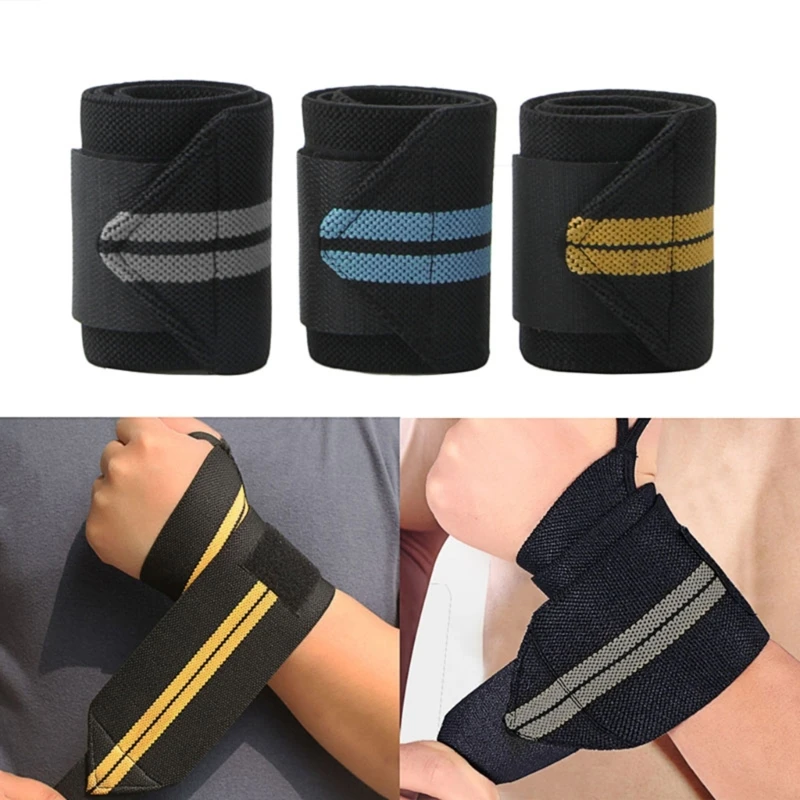 Wrist Wrap Weight Lifting Gym Powerlifting Training Fitness Padded Thumb Brace Strap Power Hand Support Wristband