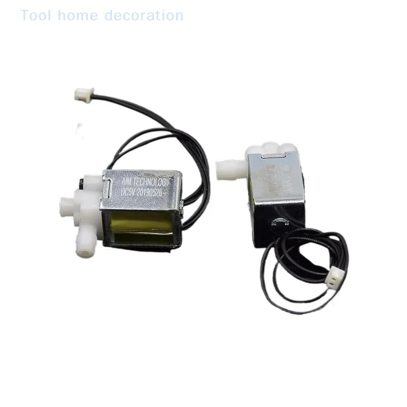 1x DIY DC5V Мини 2-позиционный электромагнитный водяной клапан с микроуправлением, электромагнитный ирригационный клапан