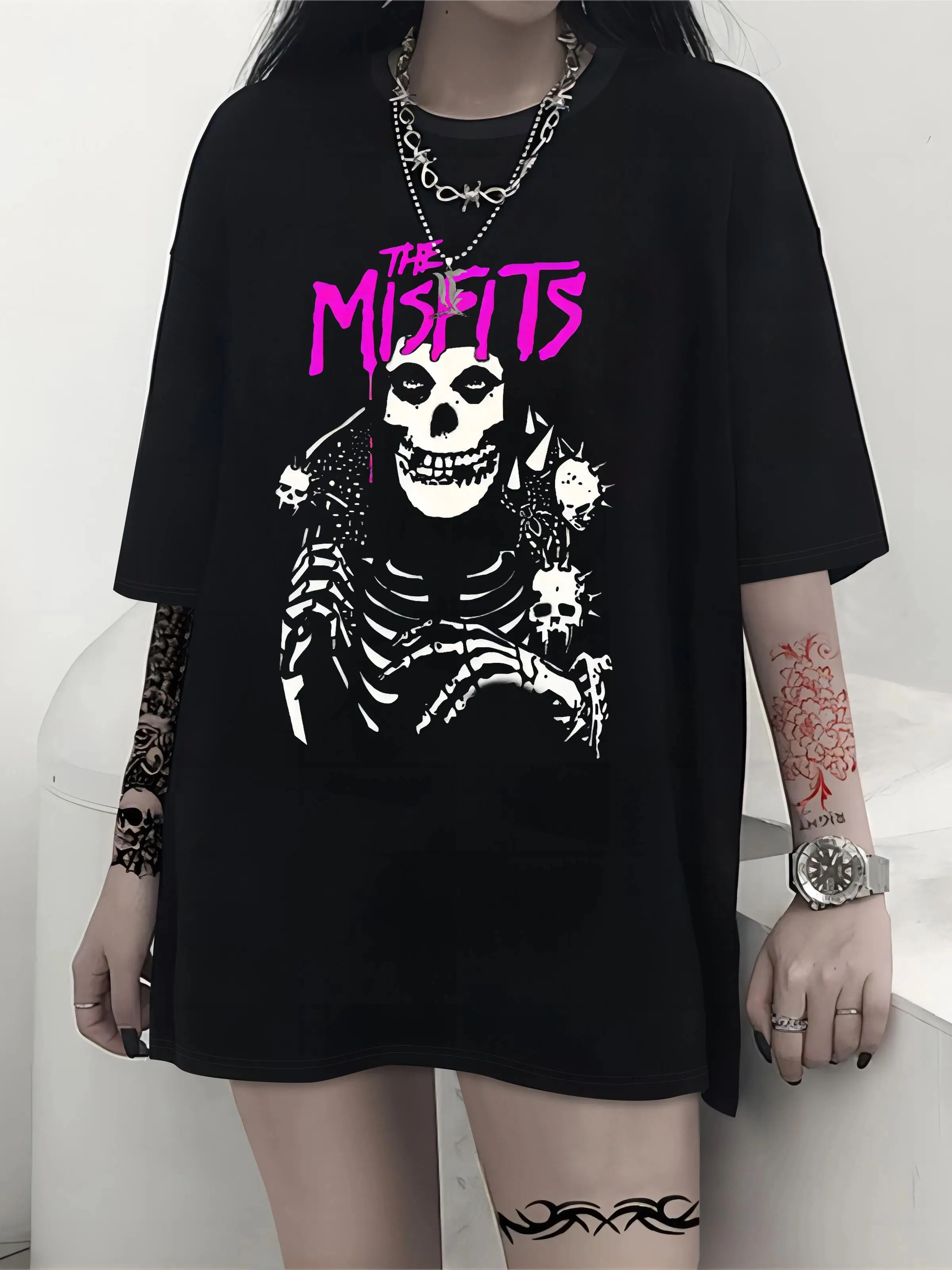 Misfits Americo An Psycho Punk rock band printed T-shirt