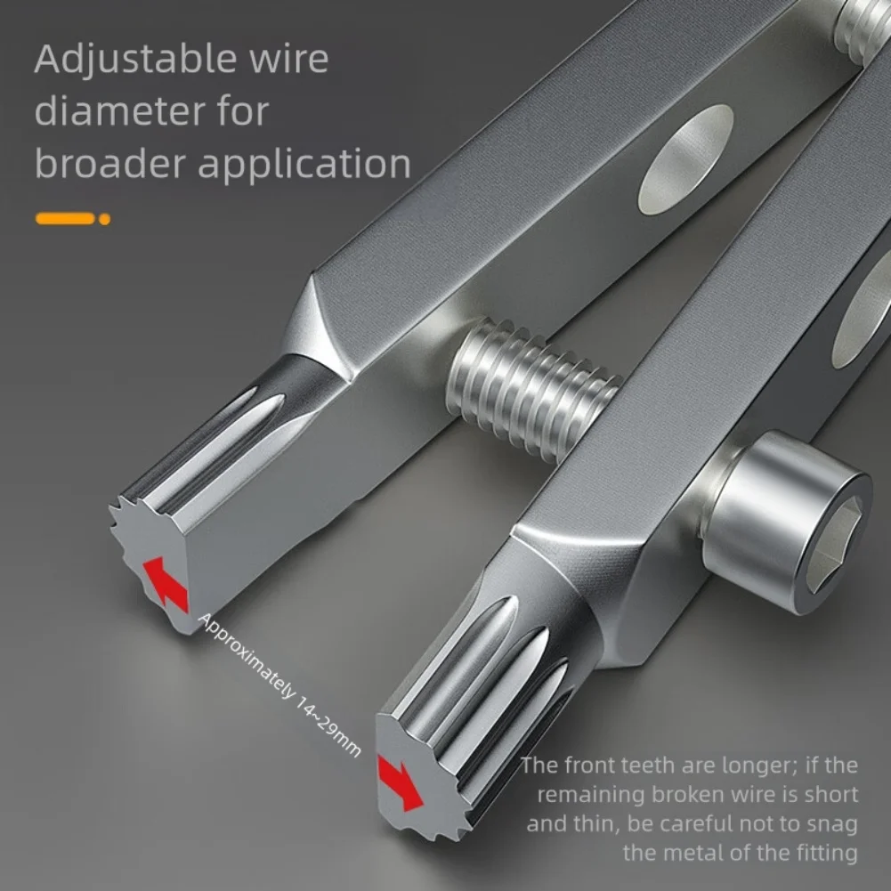 1 Set  Angle Valve Wire Extractor Faucet Angle Valve Broken Wire Extractor Tool Metal Portable Tap Water Pipe Repair Kit