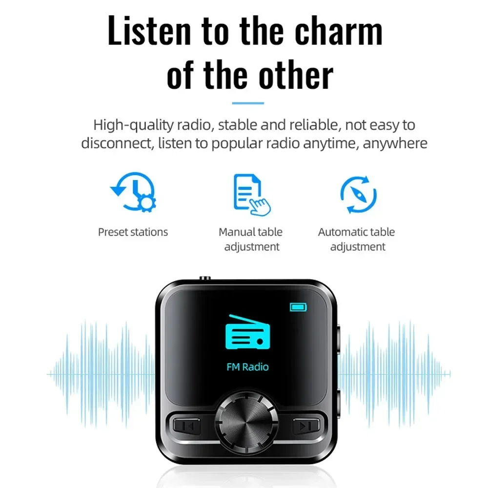 Bluetooth Professional HD Mini Voice Recorder FM Radio Sound Recorder Consumer Electronics Portable Mp3 Player