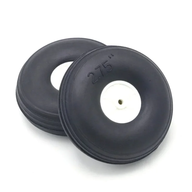 2Pcs/lot 1-5inch High Elastic Rubber Wheel (Diameter 25/32/45/51/57/63/70/76MM) For RC Model Fixed-wing Toys DIY Robot Tires