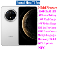 Original Official New Huawei Mate 70 Pro Cell phone 50MP Rear Four Camera 6.9“ 120Hz 5500mAh Battery 100W Wired 80W Wireless NFC