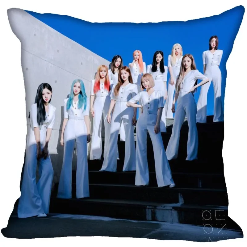 45x45cm LOONA KPOP Polyester Cushion Cover Children's Room Decoration Pillow Case Living Room Chair Sofa Home Decoration 1007