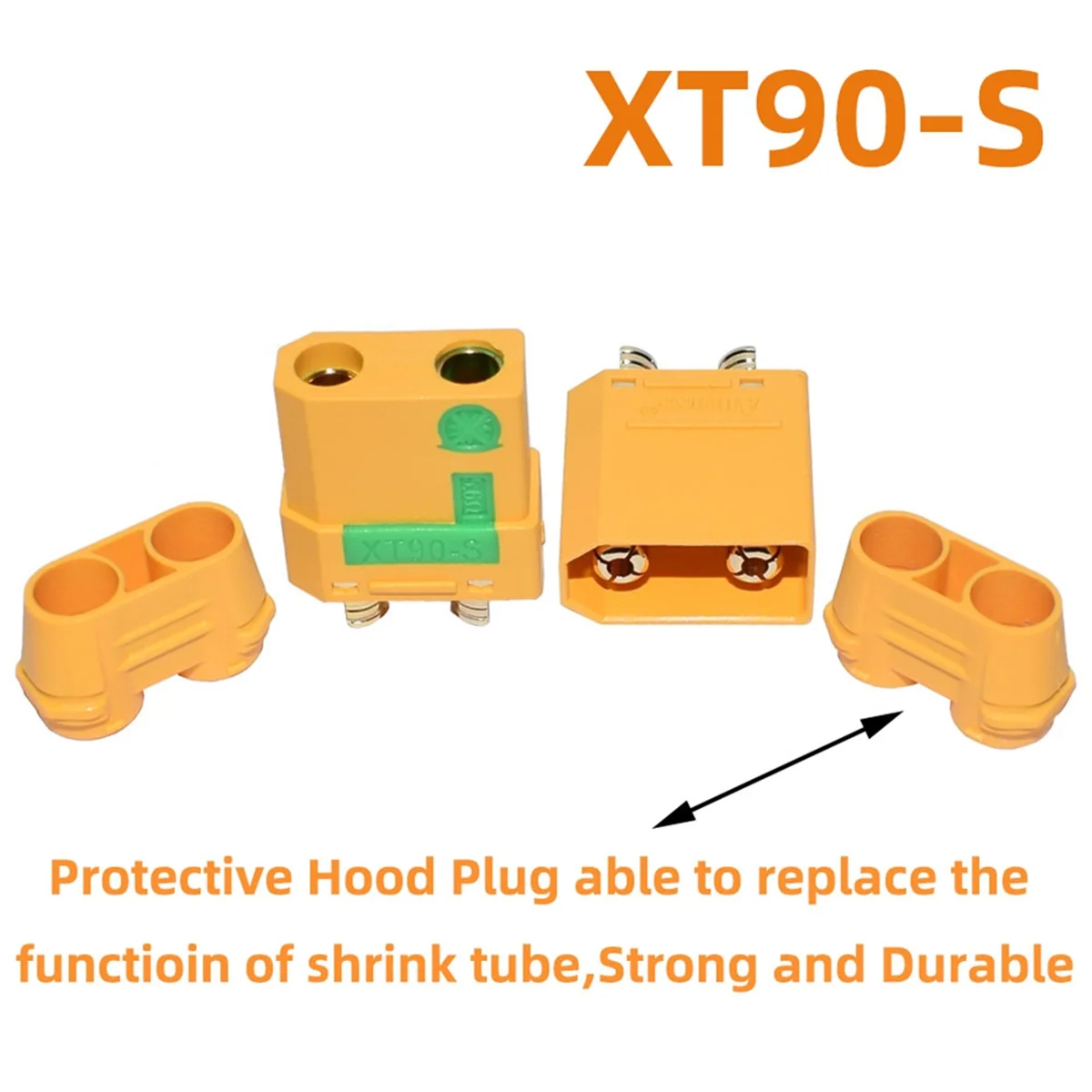 A17Z Car Lighter Plug Cable with XT90S Male Connector 14 AWG 6 FT XT90 Adapter Cable for Solar Panel RV Power Station