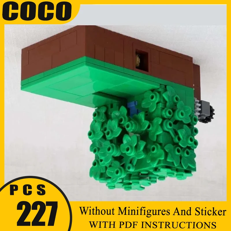 

MOC Building Block Homer Backing Into the Bushes Technology Bricks Birthday Christmas Holiday DIY Gifts Adults Toys