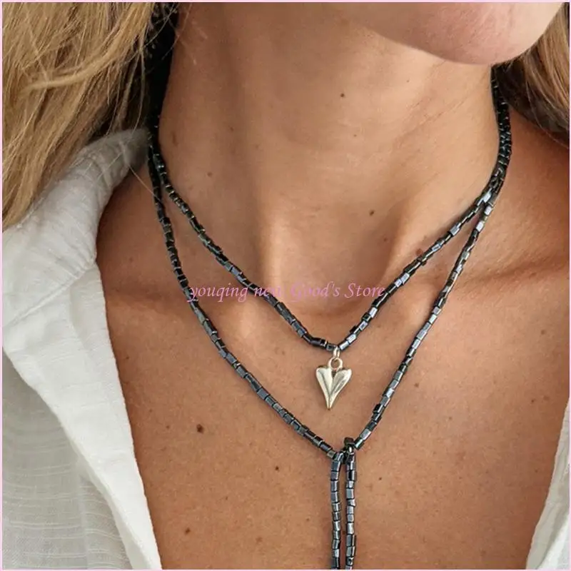 57QA Contemporary Irregular Pearls Necklace Lightweight Construction Dateless Layering Jewelry